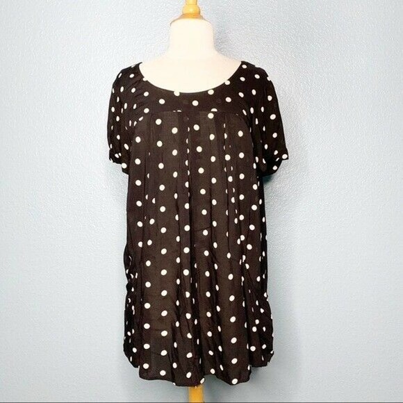 Anthropologie Holding Horses Polka Dot Tunic Sz S - Picture 2 of 6
